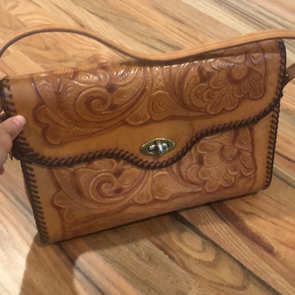 Vintage western leather bag